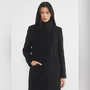 Wilfred Black Cocoon Coat